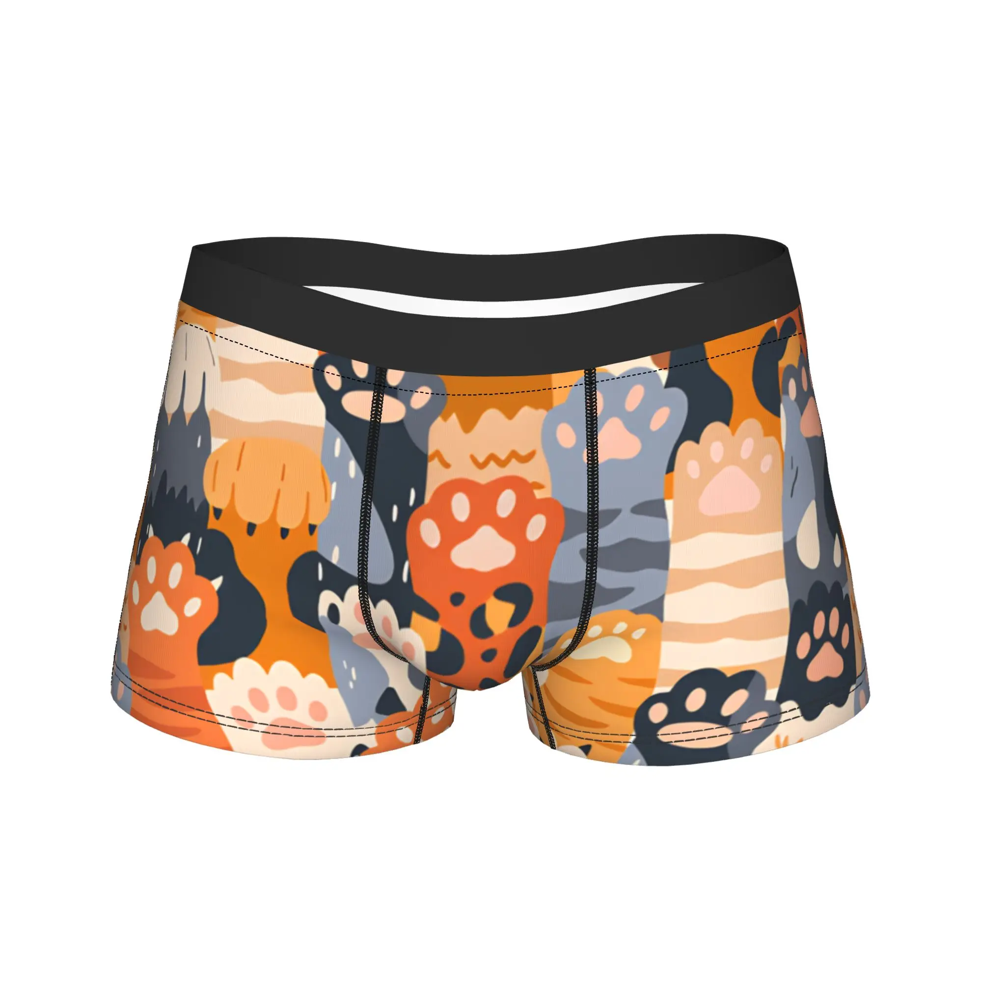 Мужские трусы-боксеры с креативным принтом кошки, удобные, больших размеров
Мужские трусы-боксеры с креативным принтом кошки, удобные, больших размеров