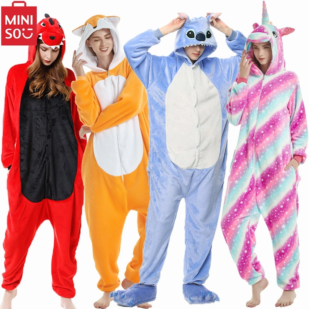 Stitch Unicorn Kigurumi Pajamas for Women One-piece Hooded Flannel Onesies Cartoon Jumpsuit Adult Kids Animal Cosplay Costumes
Stitch Unicorn Kigurumi Pajamas for Women One-piece Hooded Flannel Onesies Cartoon Jumpsuit Adult Kids Animal Cosplay Costumes