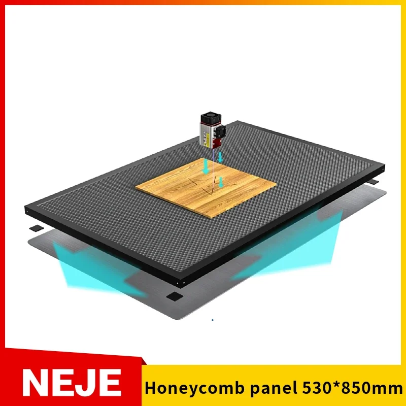 NEJE 530x850mm Honeycomb Panel Table for CO2 Laser Engraving Cutting Machine, CNC Bed Workbench, High Precision
NEJE 530x850mm Honeycomb Panel Table for CO2 Laser Engraving Cutting Machine, CNC Bed Workbench, High Precision