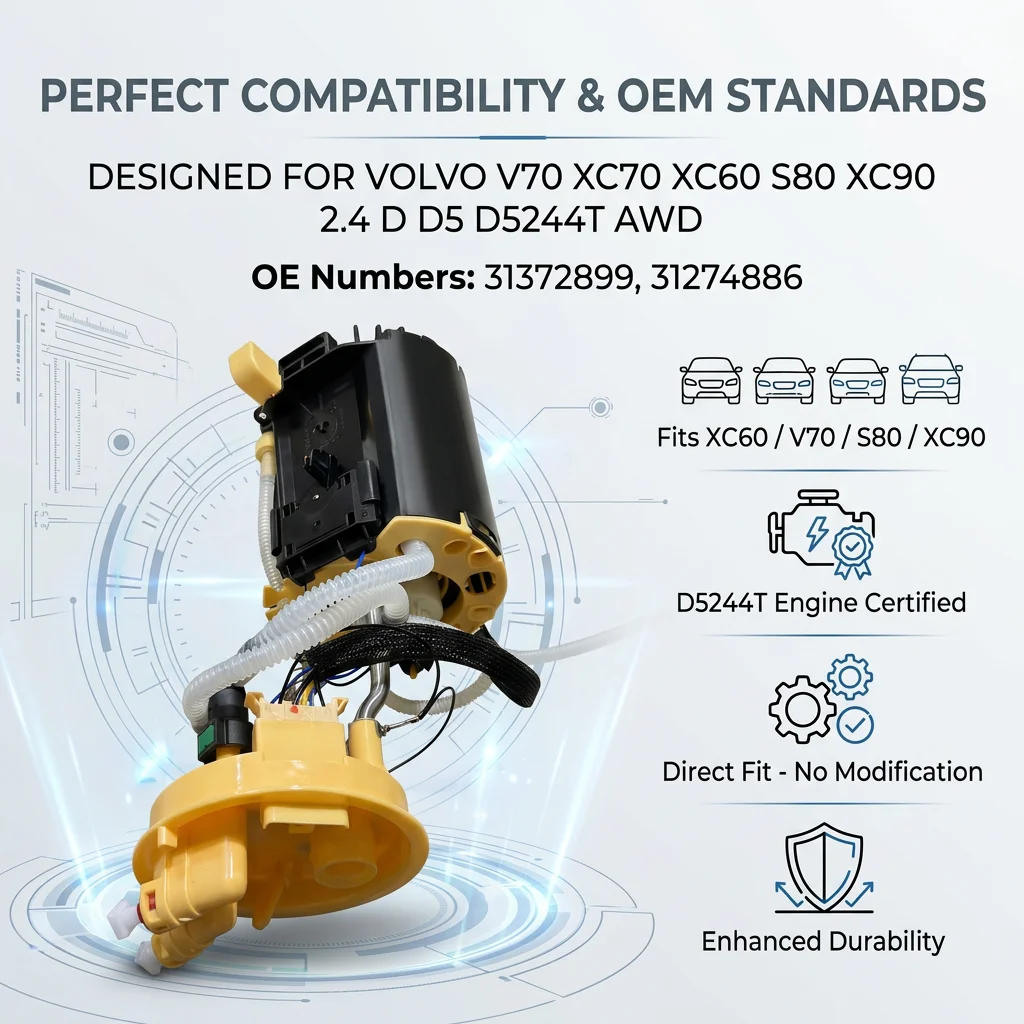 31372899 NEW Fuel Pump Tank Sender Unit For Volvo V70 XC70 XC60 2.4 D D5 D5244T AWD High-Quality Car Engine Parts
31372899 NEW Fuel Pump Tank Sender Unit For Volvo V70 XC70 XC60 2.4 D D5 D5244T AWD High-Quality Car Engine Parts