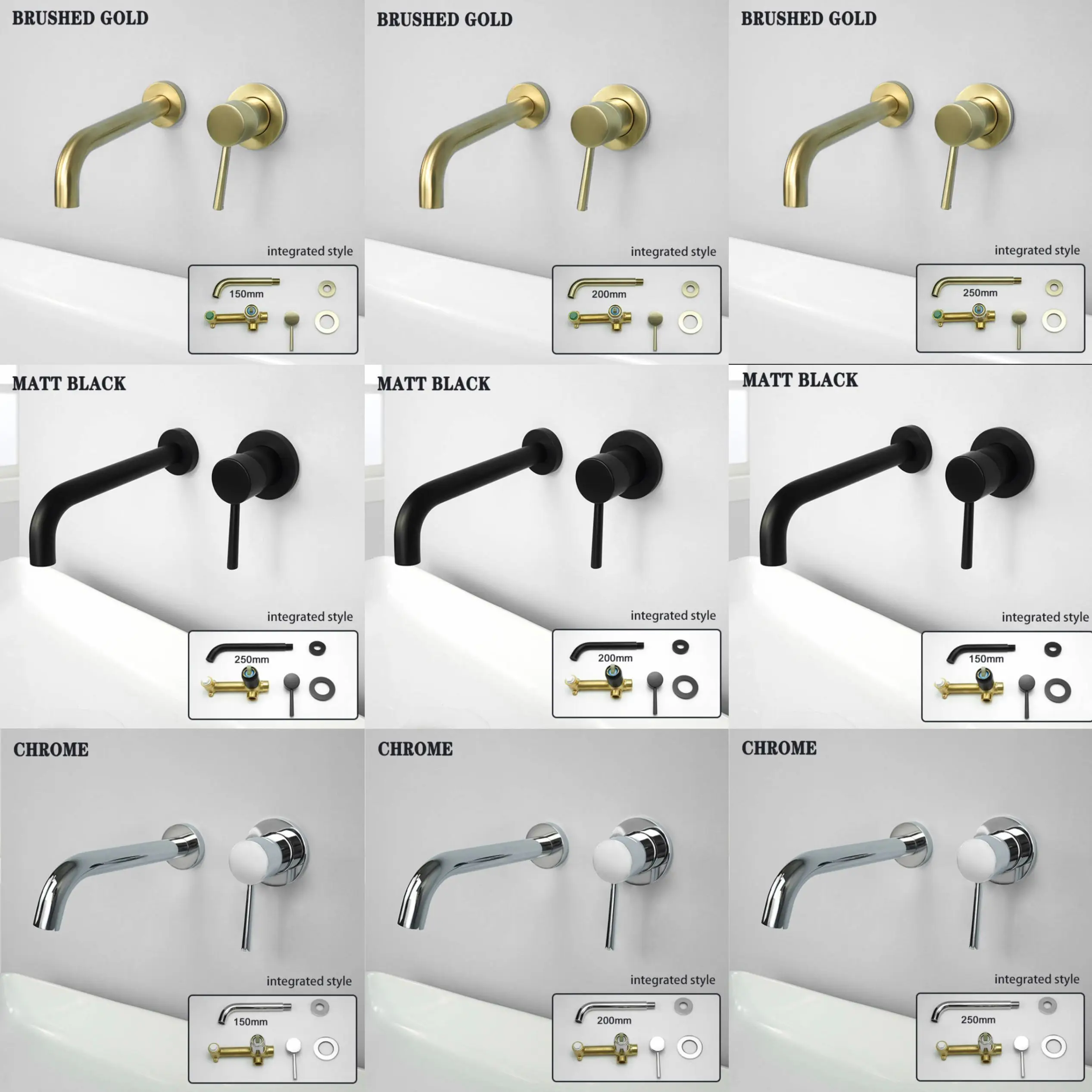 Brass Bathroom Basin Faucet Sink Tap Wash Mixer Hot And Cold Water Wall Mounted Spout Bath Single Handle Ceramic Cartridge Crane
Brass Bathroom Basin Faucet Sink Tap Wash Mixer Hot And Cold Water Wall Mounted Spout Bath Single Handle Ceramic Cartridge Crane