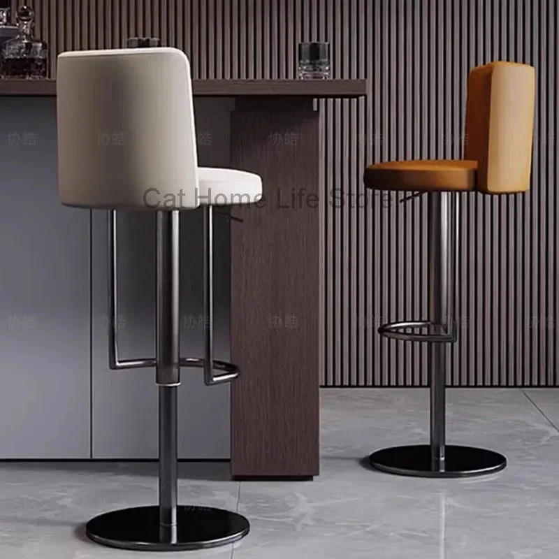 Relaxing Bar Chair Lifting Light Luxury Feeling Island Bar Stool Rotating High Chairs Backrest Eetstoelen Home Furniture
Relaxing Bar Chair Lifting Light Luxury Feeling Island Bar Stool Rotating High Chairs Backrest Eetstoelen Home Furniture