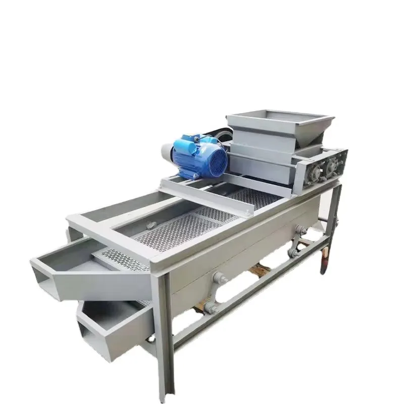 Automatic Walnut Almond Sheller Machine Almond Shell Breaking Cracking Machine