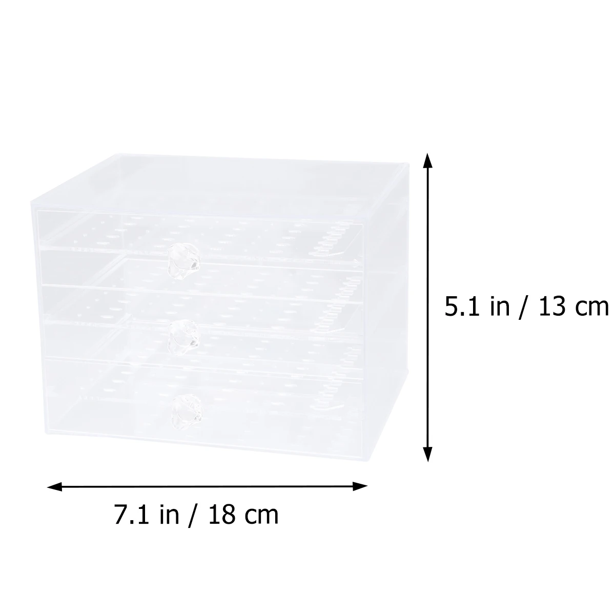 Acrylic Jewelry Box 3 Drawers 30 Slots 270 Holes Earrings Stand Organizer Display Case for Accessories Storage
Acrylic Jewelry Box 3 Drawers 30 Slots 270 Holes Earrings Stand Organizer Display Case for Accessories Storage