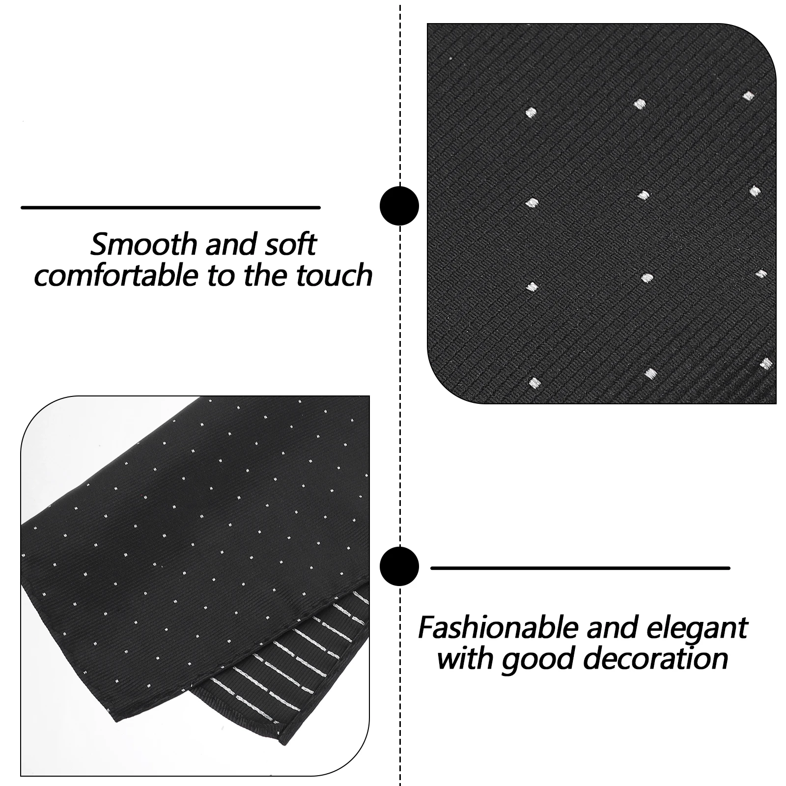 2pcs Squares Handkerchiefs Black Pocket Squares Suit Decorations Gentleman Formal Wear Stylish Scarf Pocket
2pcs Squares Handkerchiefs Black Pocket Squares Suit Decorations Gentleman Formal Wear Stylish Scarf Pocket