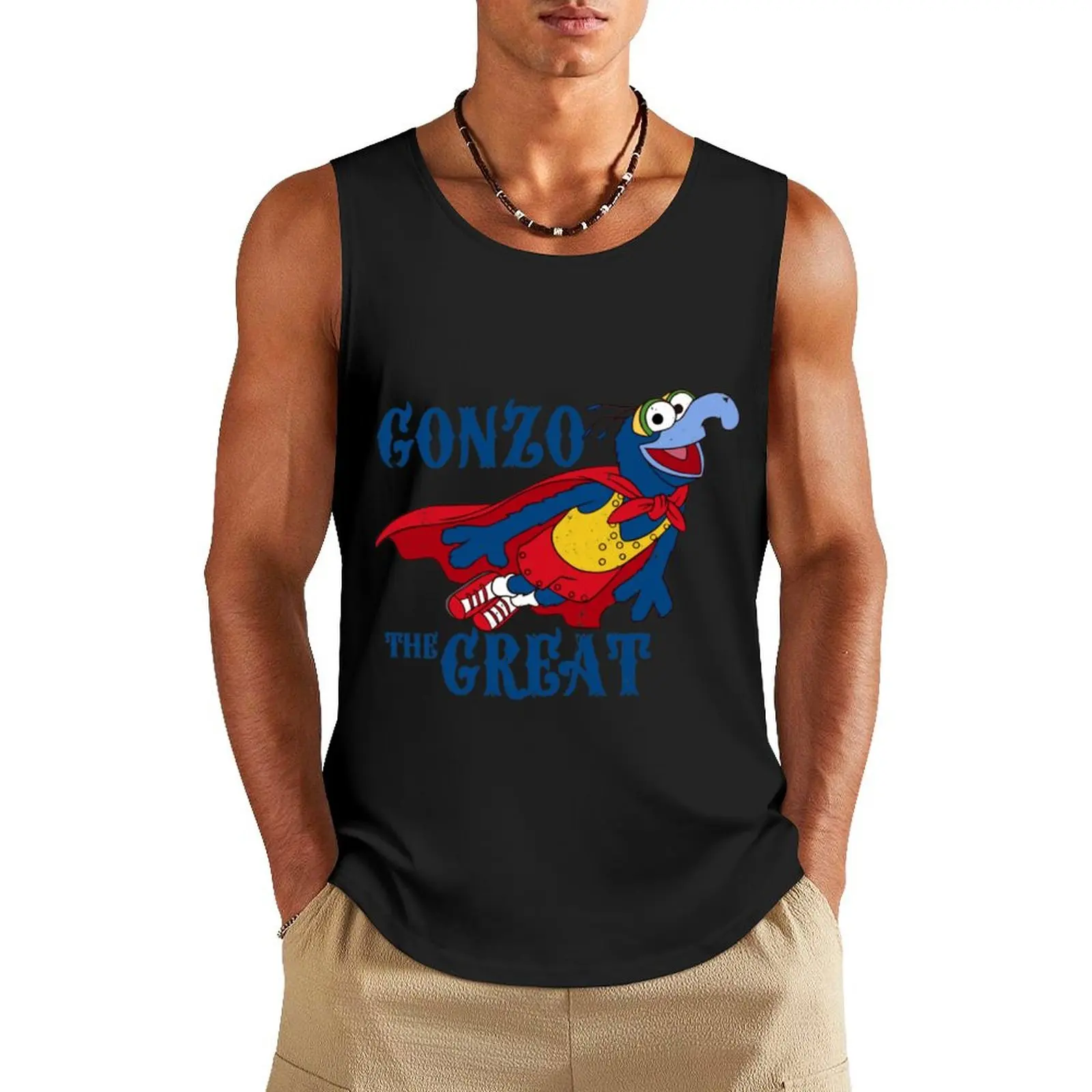 Gonzo the Great Classic Tank Top tops Men's sleeveless gym shirts T-shirts men Man sleeveless shirt
Gonzo the Great Classic Tank Top tops Men's sleeveless gym shirts T-shirts men Man sleeveless shirt