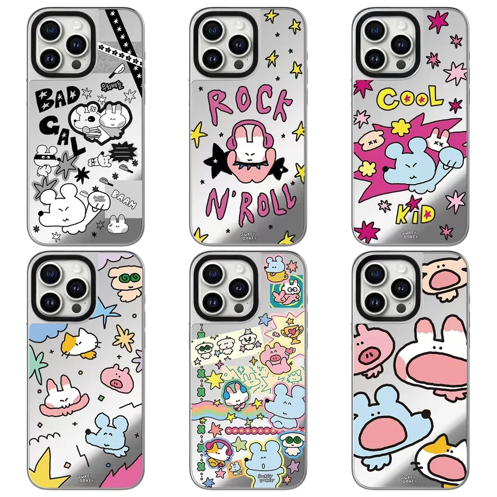 Cute Puppy Silver Border Mirror Magnetic Phone Case Cover for IPhone 16 15 14 13 12 Pro Max Case for IPhone 16 Pro Max
Cute Puppy Silver Border Mirror Magnetic Phone Case Cover for IPhone 16 15 14 13 12 Pro Max Case for IPhone 16 Pro Max