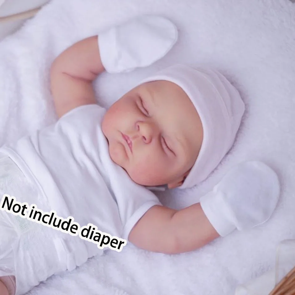 BZDOLL 50cm 20inch Chubby Asleep Reborn Doll, Vinyl Limbs & Cloth Body, 3D Veined Skin, Realistic Toy, Kids Birthday Gift
BZDOLL 50cm 20inch Chubby Asleep Reborn Doll, Vinyl Limbs & Cloth Body, 3D Veined Skin, Realistic Toy, Kids Birthday Gift