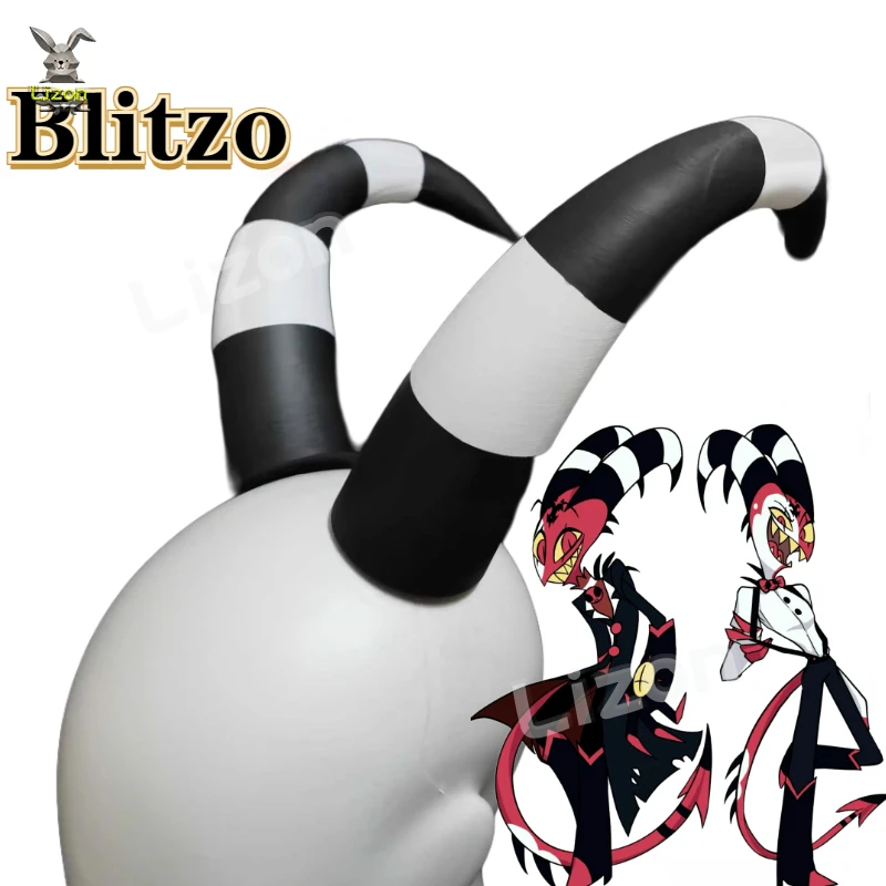 Blitzo Demon Devil Horns Cosplay Costumes Adult Headwear Halloween Headdress Prop Hair Accessories
Blitzo Demon Devil Horns Cosplay Costumes Adult Headwear Halloween Headdress Prop Hair Accessories