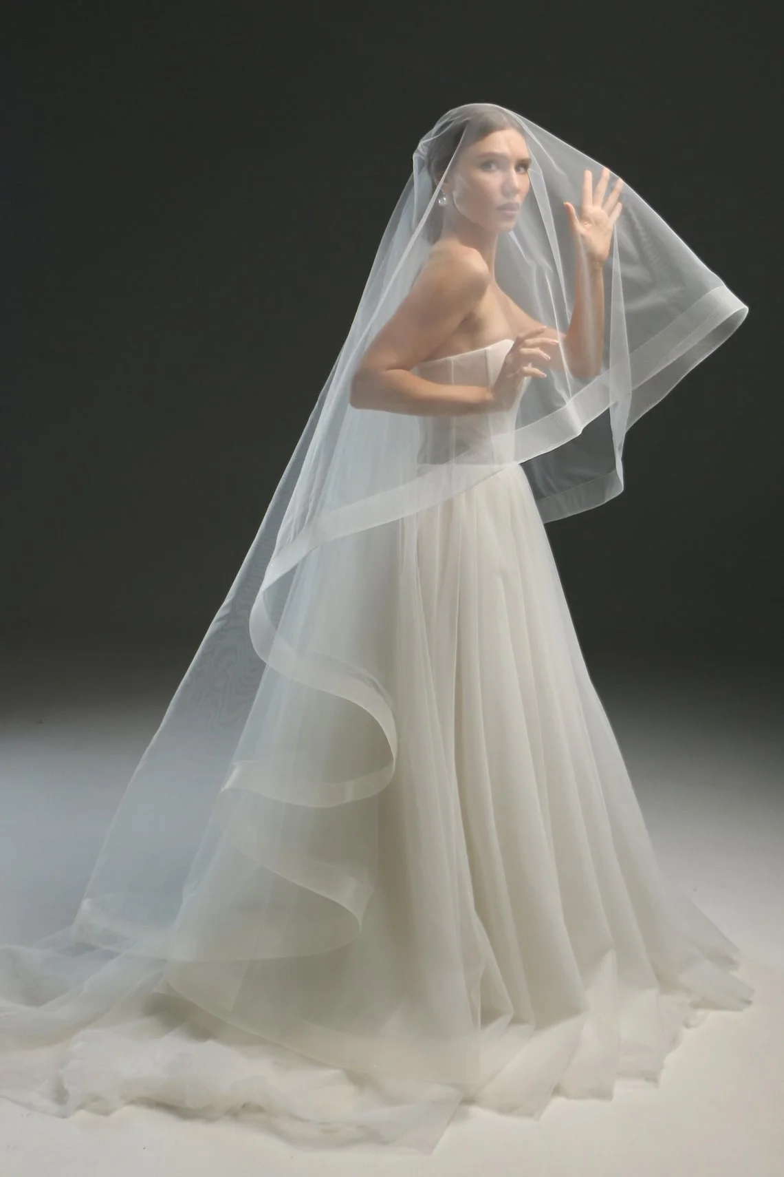 Horsehair Edge Wedding Veil Withe Comb one layer Bridal Veils Horsehem Cathedral Length Bridal Accessories Veils Custom Made
Horsehair Edge Wedding Veil Withe Comb one layer Bridal Veils Horsehem Cathedral Length Bridal Accessories Veils Custom Made