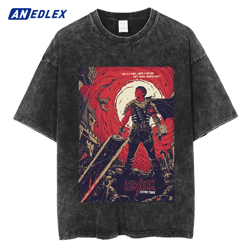 Hip Hop Washed Oversize T Shirt Men Streetwear Anime Print T-shirt Harajuku Tshirt Summer Short Sleeve Cotton T-Shirt
Hip Hop Washed Oversize T Shirt Men Streetwear Anime Print T-shirt Harajuku Tshirt Summer Short Sleeve Cotton T-Shirt
