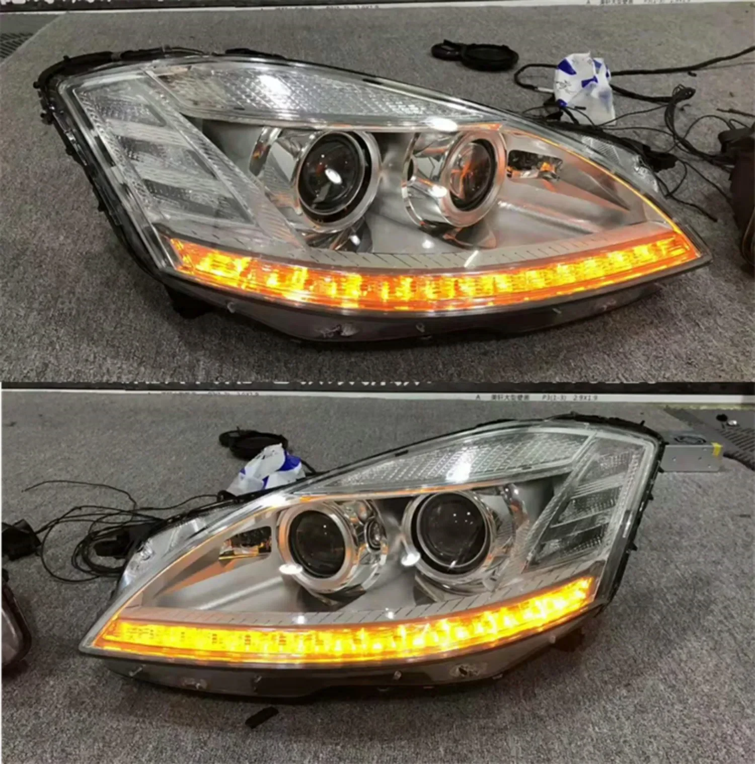 Front headlamp Led Headlight for Mercedes Benz S-Class s350 W221 S300 S500 S600 Daytime Running DRL Angel eyes Turn signal
Front headlamp Led Headlight for Mercedes Benz S-Class s350 W221 S300 S500 S600 Daytime Running DRL Angel eyes Turn signal