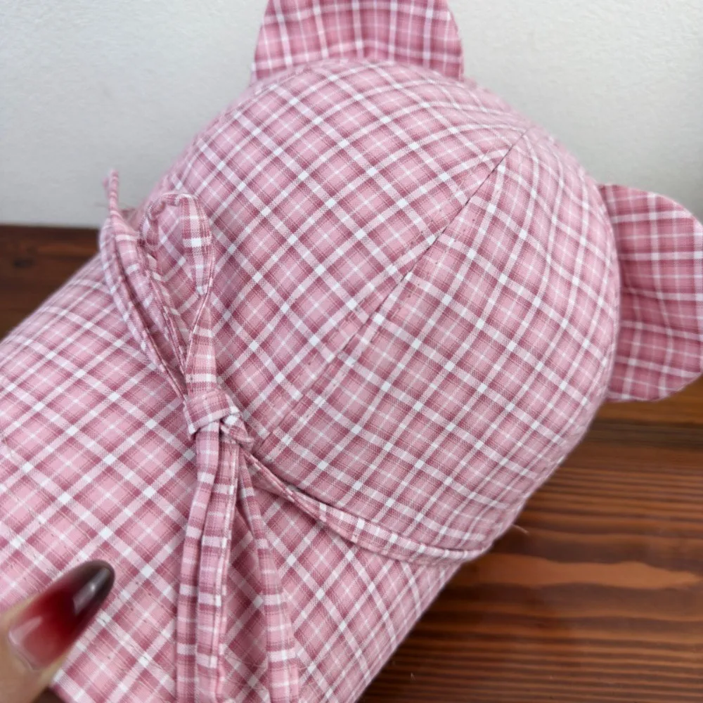 Fashion Cat Ears Baseball Cap Bow Tie Style Breathable Sun Hat Plaid Simple Flat Cap Unisex Outdoor
Fashion Cat Ears Baseball Cap Bow Tie Style Breathable Sun Hat Plaid Simple Flat Cap Unisex Outdoor