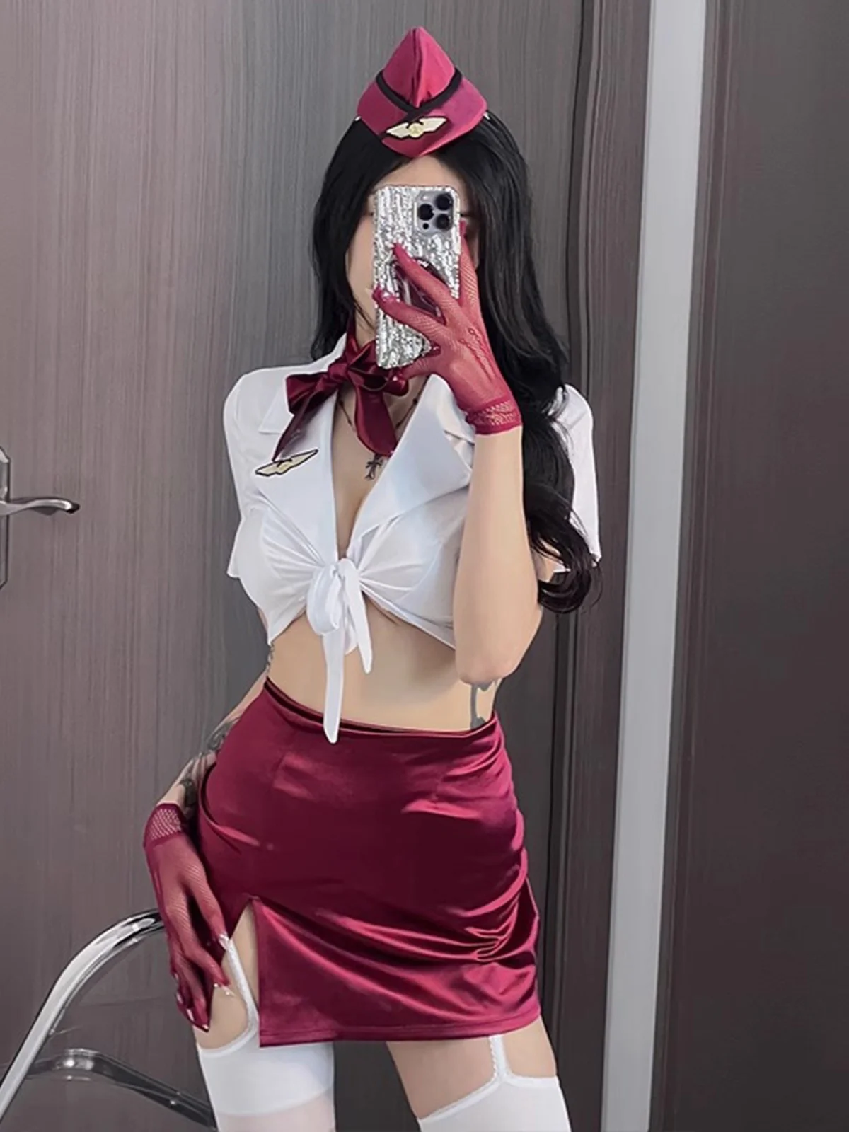 Sexy Secretary orm ort Skirt Set Role Play Attractive Net Red Broaast Pure Desire Chinese Brand Faionable Two Piece...
Sexy Secretary orm ort Skirt Set Role Play Attractive Net Red Broaast Pure Desire Chinese Brand Faionable Two Piece...