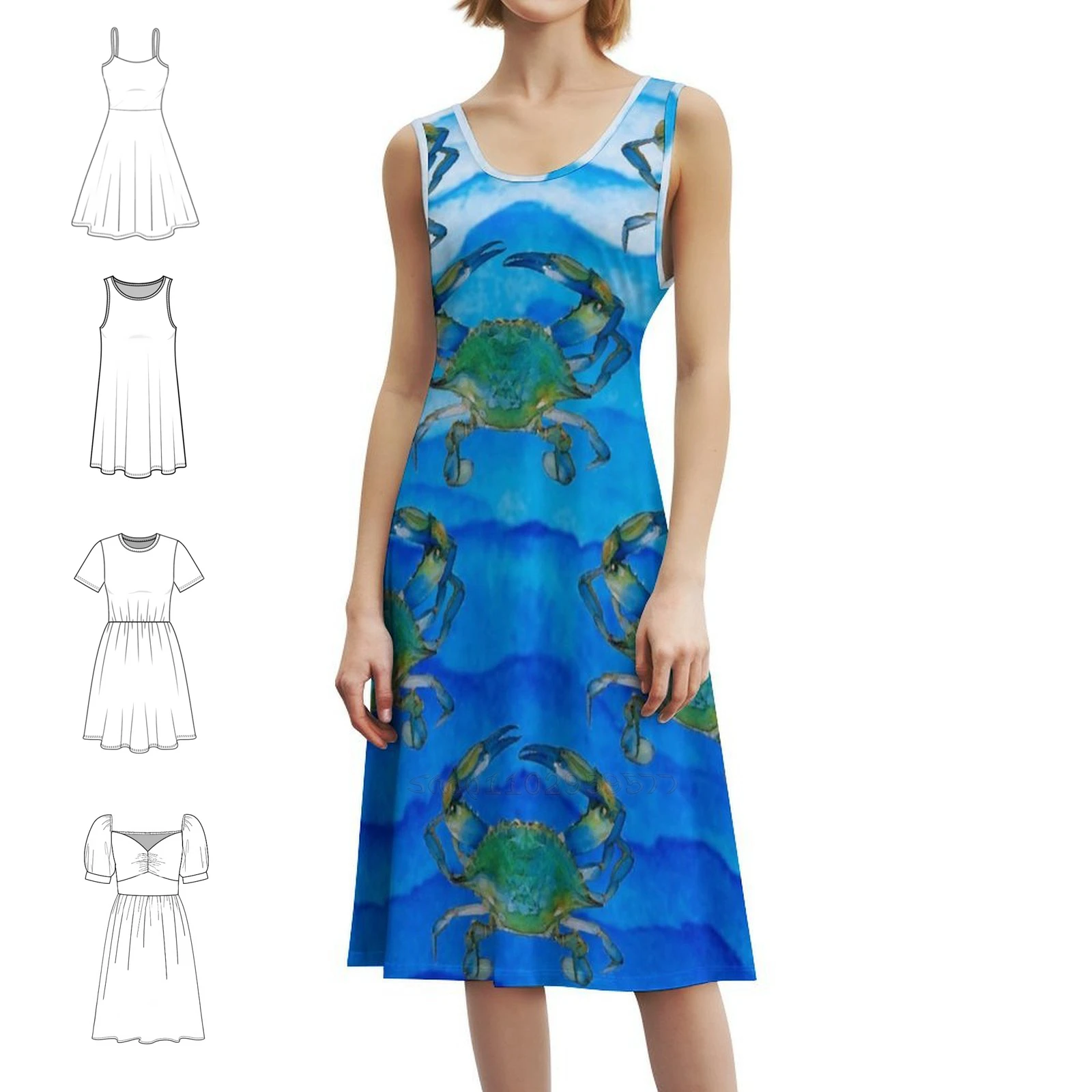 Синий краб, картина маслом/воды, акварель, шикарное платье в стиле бохо, элегантное модное пляжное платье для свадебной вечеринки, синий краб, пляж
Синий краб, картина маслом/воды, акварель, шикарное платье в стиле бохо, элегантное модное пляжное платье для свадебной вечеринки, синий краб, пляж