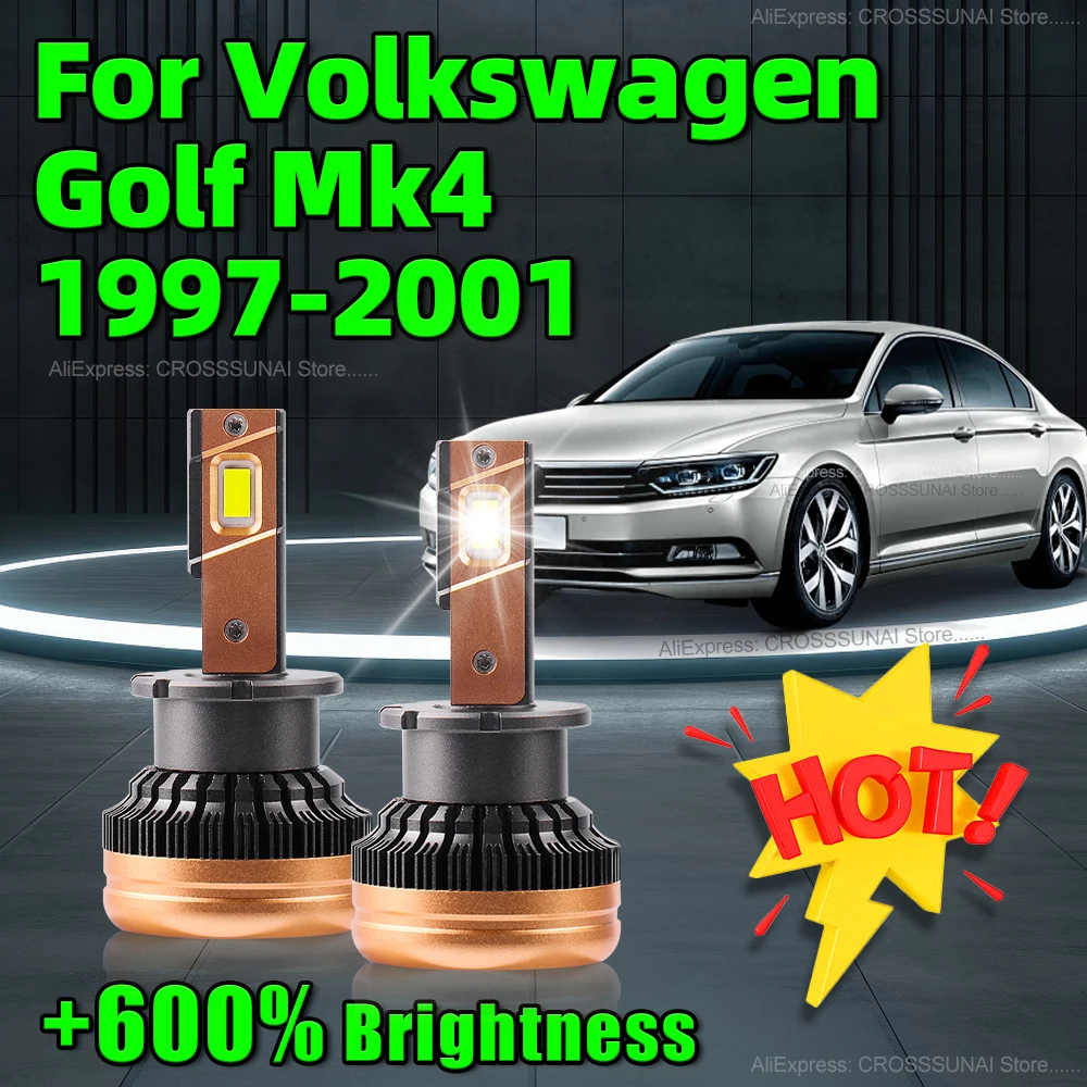 LED Canbus D2S Car Headlight Bulbs Upgrade CSP Chip 30000LM Auto Lamps For Volkswagen Golf Mk4 1997 1998 1999 2000 2001
LED Canbus D2S Car Headlight Bulbs Upgrade CSP Chip 30000LM Auto Lamps For Volkswagen Golf Mk4 1997 1998 1999 2000 2001