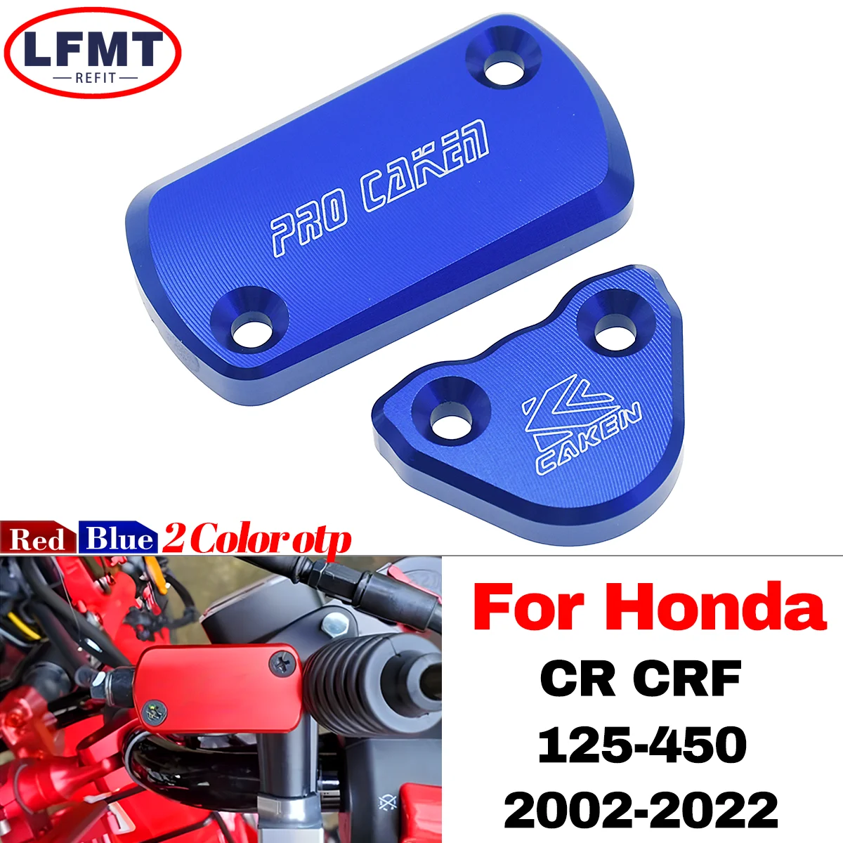 For HONDA CRF450R CRF250R CRF150R CRF250X CRF450X CRF 250 F 450 R RX 450L Motorcycle Front Rear Brake Fluid Reservoir Cover Cap
For HONDA CRF450R CRF250R CRF150R CRF250X CRF450X CRF 250 F 450 R RX 450L Motorcycle Front Rear Brake Fluid Reservoir Cover Cap