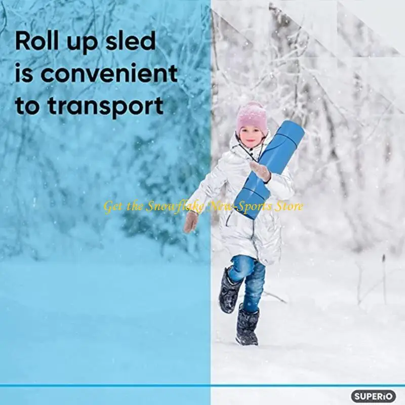 E56D Snow Carpet Sled, Roll Up Flying Carpets Sled, Lightweight Snow Sledges Portable Snow Rolling Slider for Children Adults
E56D Snow Carpet Sled, Roll Up Flying Carpets Sled, Lightweight Snow Sledges Portable Snow Rolling Slider for Children Adults