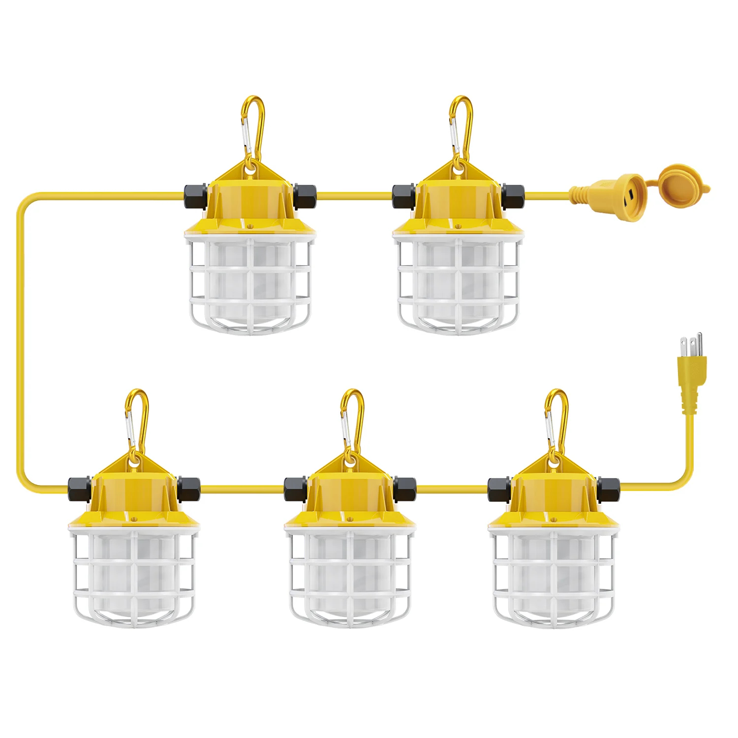 2024Hot Sell LED String Light 50W IP65 Double Waterproof Rechargeable Work Light Garage Construction Site Factory Lighting
2024Hot Sell LED String Light 50W IP65 Double Waterproof Rechargeable Work Light Garage Construction Site Factory Lighting