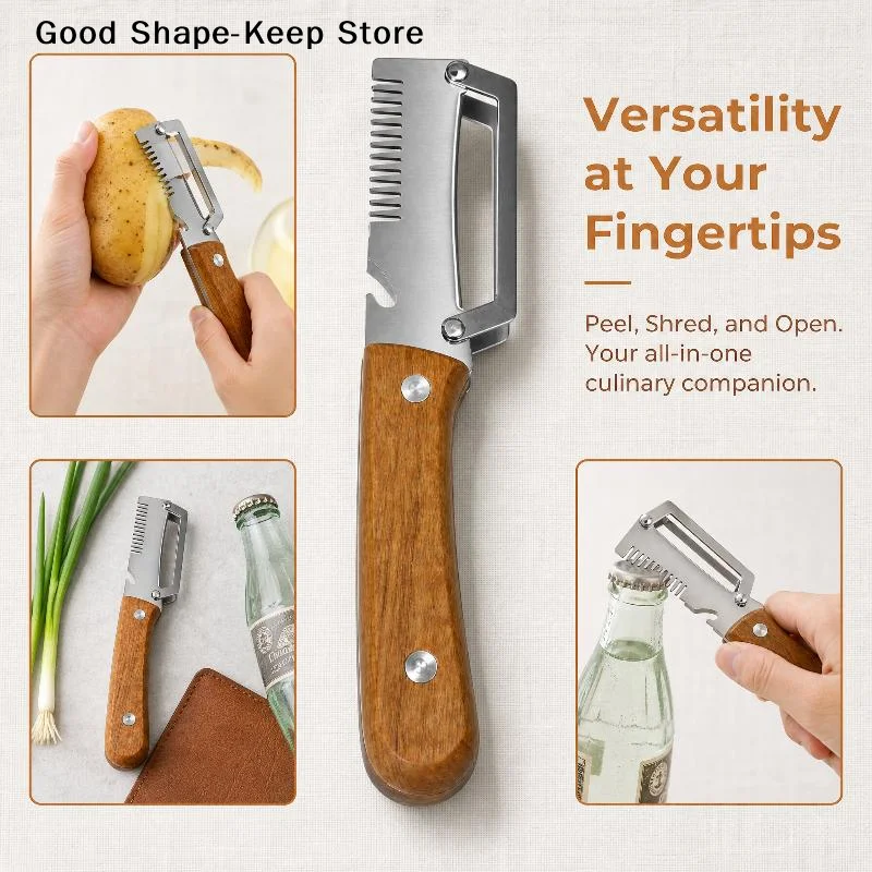 dailyDurable 3-in-1 Vegetable Peeler Stainless Steel Serrated Blade for Home Cooking EnthusiastsDaily products
dailyDurable 3-in-1 Vegetable Peeler Stainless Steel Serrated Blade for Home Cooking EnthusiastsDaily products