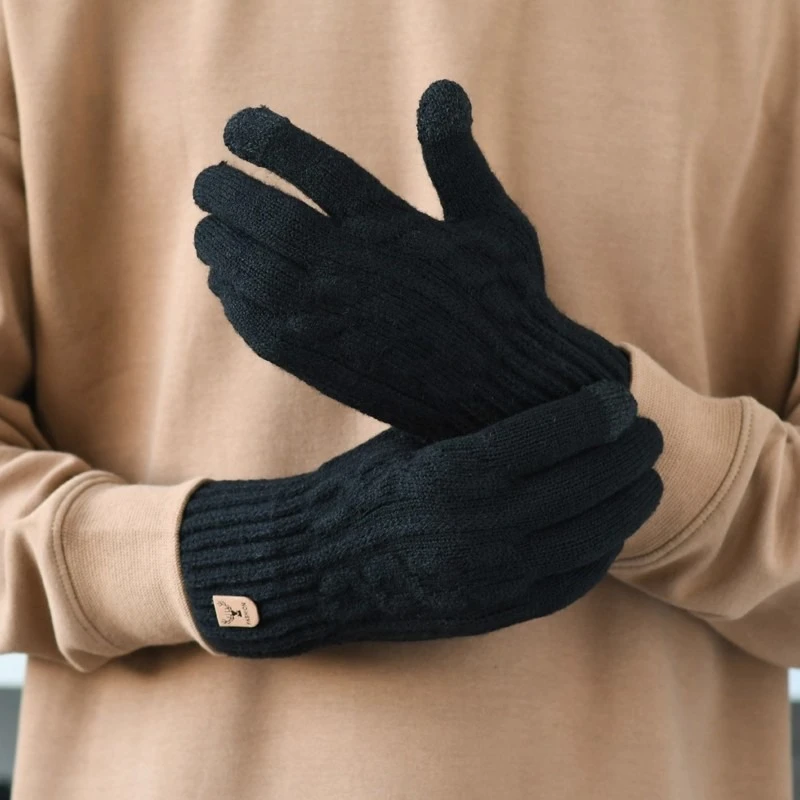 1Pair New Men's Warm Full Finger Gloves Winter Touchscreen Plus Fleece Gloves Woman Thickening Knitted Cycling Driving Gloves
1Pair New Men's Warm Full Finger Gloves Winter Touchscreen Plus Fleece Gloves Woman Thickening Knitted Cycling Driving Gloves