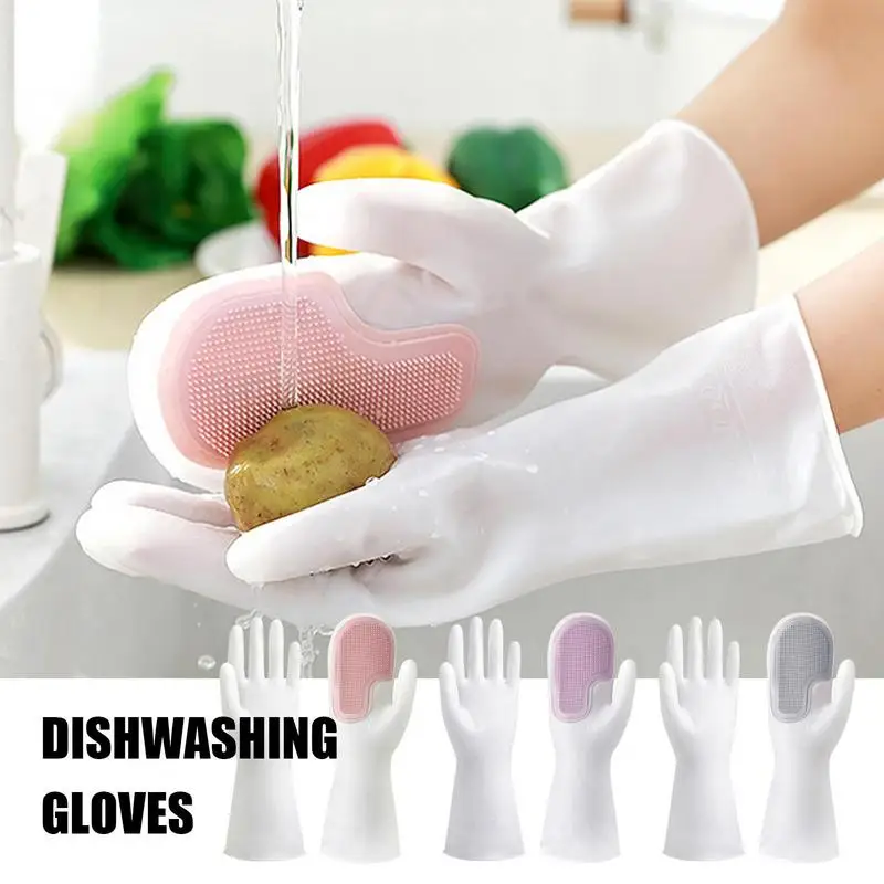 Dishwashing Cleaning Gloves Non-slip Kitchen Gloves Sponge Glove Household Washing Dishes Reusable Cleaning Gloves Kitchen Tools
Dishwashing Cleaning Gloves Non-slip Kitchen Gloves Sponge Glove Household Washing Dishes Reusable Cleaning Gloves Kitchen Tools