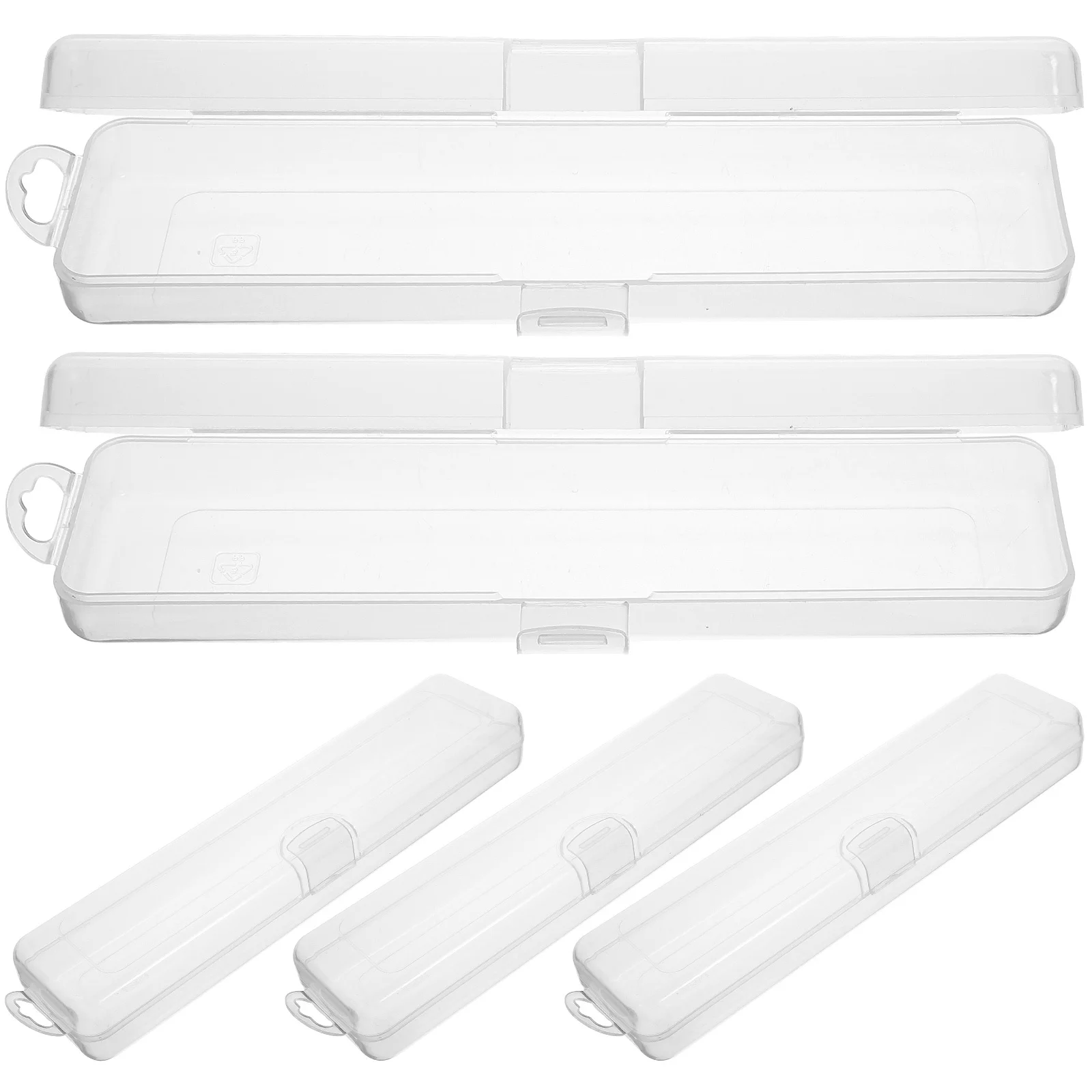 5Pcs Makeup Brush Storage Box Compact Travel Toothbrush Container Sturdy PP Material Multi-Use Case for Toothbrush Straw
5Pcs Makeup Brush Storage Box Compact Travel Toothbrush Container Sturdy PP Material Multi-Use Case for Toothbrush Straw