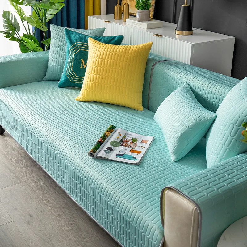 Latex Ice Silk Sofa Cover Summer Cool Feeling Solid Color Non-Slip Sofa Cushion Living Room Back Towel Four Seasons Universal
Latex Ice Silk Sofa Cover Summer Cool Feeling Solid Color Non-Slip Sofa Cushion Living Room Back Towel Four Seasons Universal