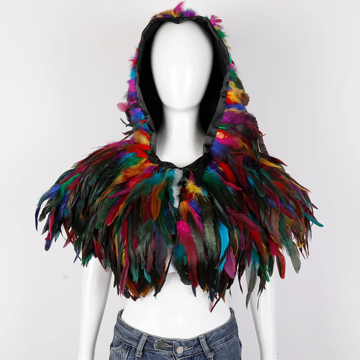 2026 New Carnival Feather Shawl Wedding Party Shawl Unisex Gothic Role Playing Costume Accessories Stage Performance Costume
2026 New Carnival Feather Shawl Wedding Party Shawl Unisex Gothic Role Playing Costume Accessories Stage Performance Costume