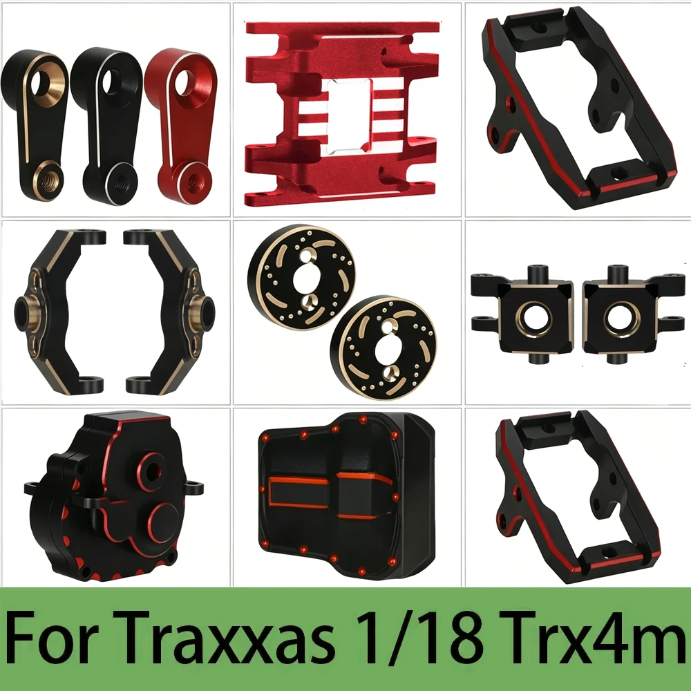 For 1/18 TRAXXAS TRX4M Bronco Defender RC Crawler - Servo Arm, Steering Cup, Seat, Axle Cover, Chassis Bracket, Counterweight
For 1/18 TRAXXAS TRX4M Bronco Defender RC Crawler - Servo Arm, Steering Cup, Seat, Axle Cover, Chassis Bracket, Counterweight