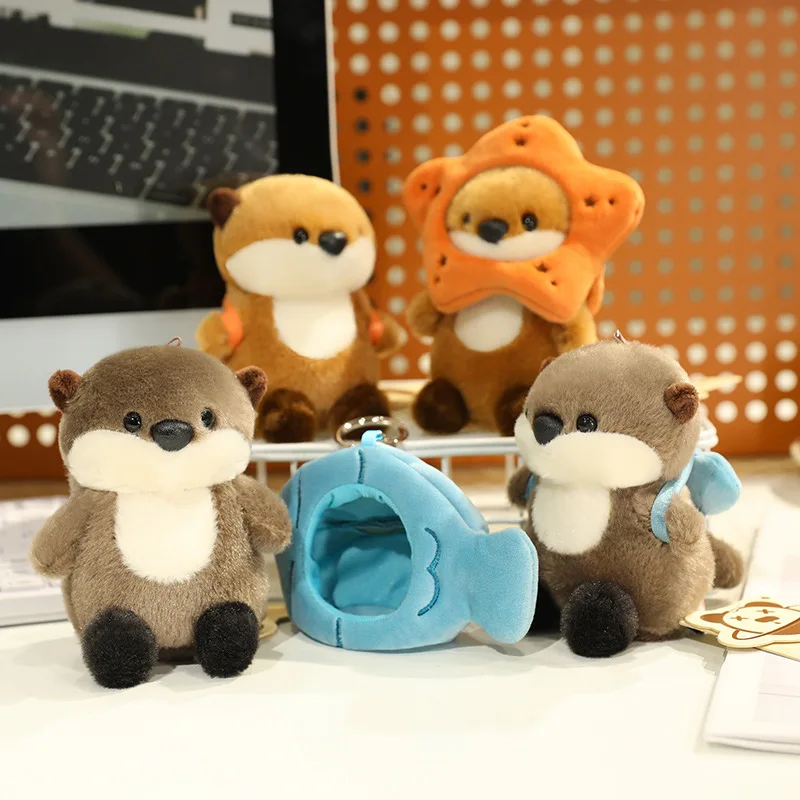 20pcs Wholesale Sea Star Otter Plush Doll Backpack Pendant Stuffed Toys Birthday Wedding Gift Grab Doll Keychain Ring
20pcs Wholesale Sea Star Otter Plush Doll Backpack Pendant Stuffed Toys Birthday Wedding Gift Grab Doll Keychain Ring