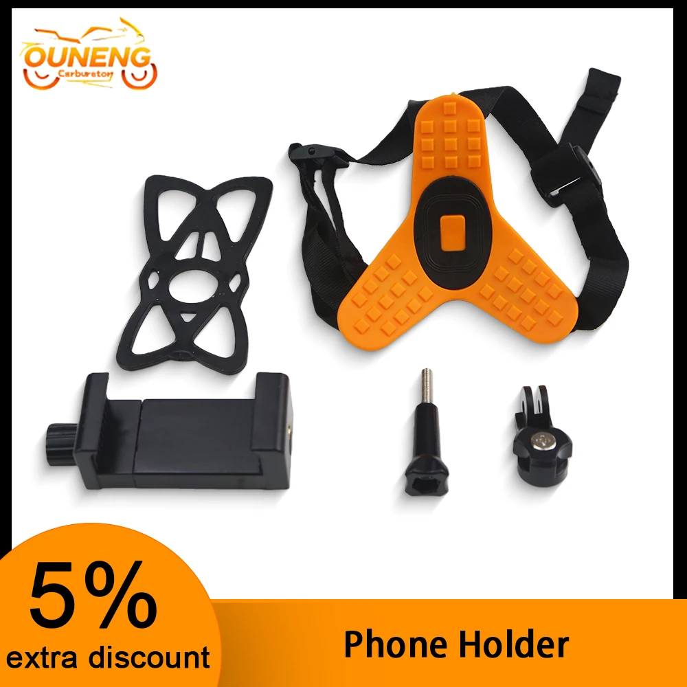 Motorcycle Riding Helmet Chin Strap Bracket Set Orange Phone Clip Camera Mount Action Camera Accessories
Motorcycle Riding Helmet Chin Strap Bracket Set Orange Phone Clip Camera Mount Action Camera Accessories