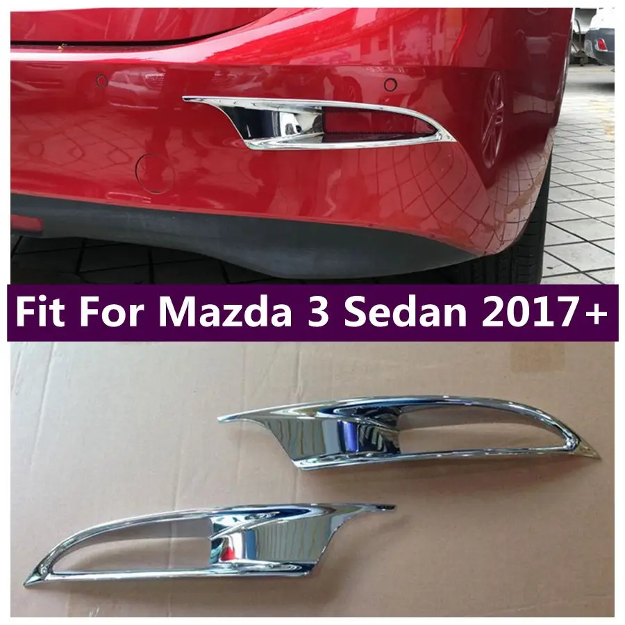 ABS Chrome Rear Bumper Fog Lights Lamp Bezel Decoration Frame Cover Sticker Trim Fit For Mazda 3 Sedan 2017 2018 Car Accessories
ABS Chrome Rear Bumper Fog Lights Lamp Bezel Decoration Frame Cover Sticker Trim Fit For Mazda 3 Sedan 2017 2018 Car Accessories