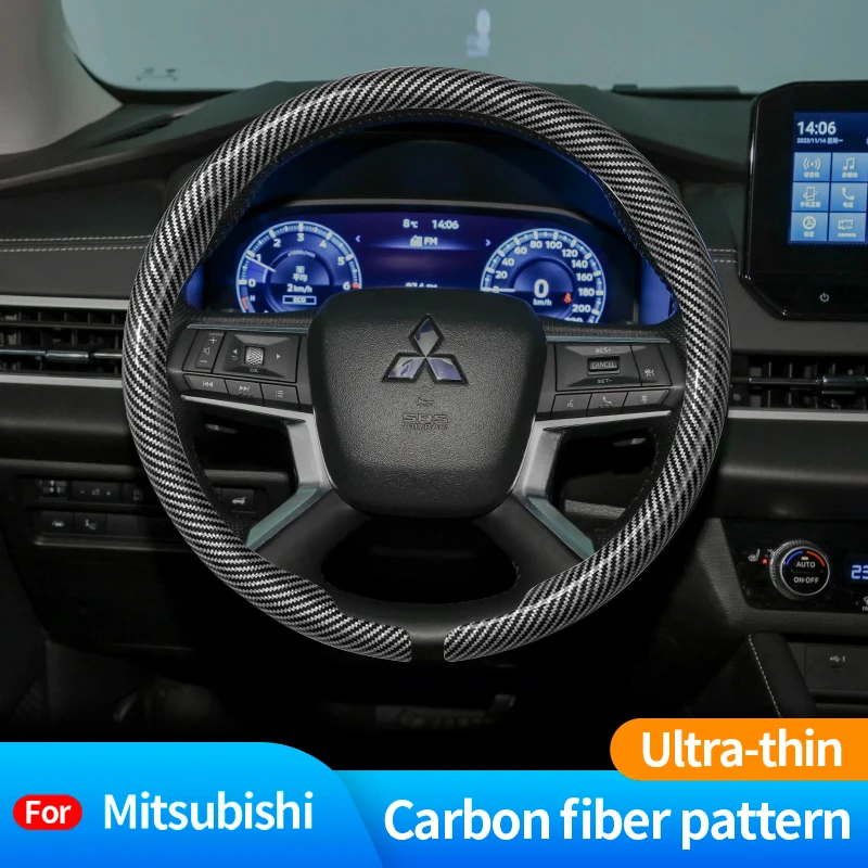 For Mitsubishi Lancer Outlander Eclipse Pajero Space I200 ASX Carbon Fiber Suede Car Steering Wheel Cover Auto Accessories
For Mitsubishi Lancer Outlander Eclipse Pajero Space I200 ASX Carbon Fiber Suede Car Steering Wheel Cover Auto Accessories
