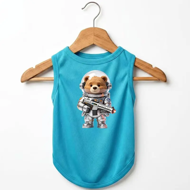 Dog Summer Vest Ice Silk Astronaut Bear Cool Breathable Pet Clothes Small Dog Fashion Print Sleeveless T-shirt
Dog Summer Vest Ice Silk Astronaut Bear Cool Breathable Pet Clothes Small Dog Fashion Print Sleeveless T-shirt