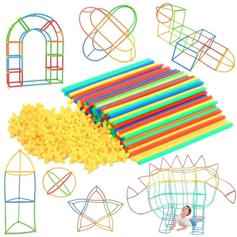 DIY Straw Building Blocks picture puzzle Stitching Inserted Construction Assembled Blocks Educational Toys for Children Gift
DIY Straw Building Blocks picture puzzle Stitching Inserted Construction Assembled Blocks Educational Toys for Children Gift