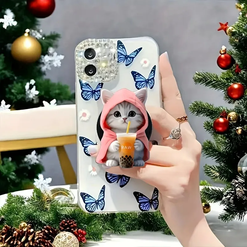 Cute Portable Phone Holder Expand Bubble Tea Cat Phone Stand for iPhone Samsung Xiaomi Acrylic Folding Grip Holder Ring Finger
Cute Portable Phone Holder Expand Bubble Tea Cat Phone Stand for iPhone Samsung Xiaomi Acrylic Folding Grip Holder Ring Finger