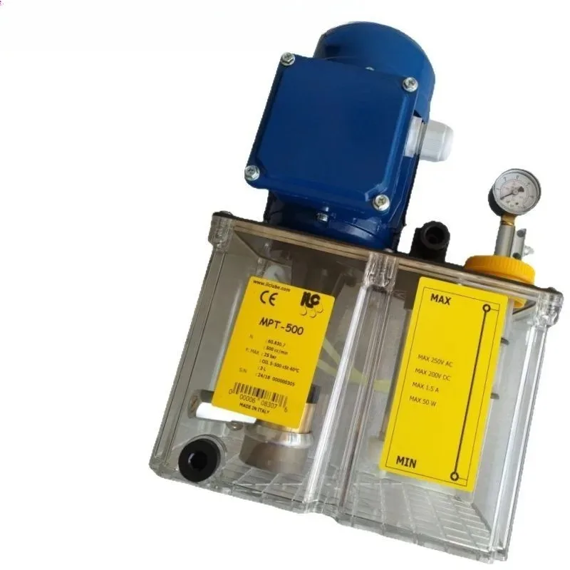 MPT-500 Lubrication Pump For Large And Medium‑Sized Lubrication Systems Industrial Lubrication Equipment Accessory
MPT-500 Lubrication Pump For Large And Medium‑Sized Lubrication Systems Industrial Lubrication Equipment Accessory
