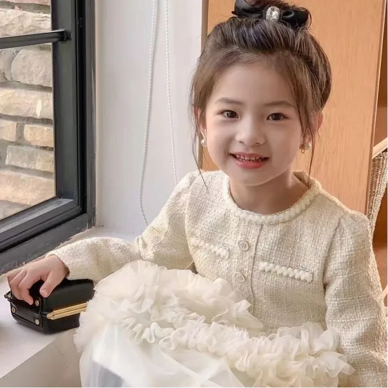 Princess Girls Long Sleeve Casual Jacket Dress Spring Autumn Ins Fashion Sweet Children Skirt Clothes Lovely Gifts for Girls
Princess Girls Long Sleeve Casual Jacket Dress Spring Autumn Ins Fashion Sweet Children Skirt Clothes Lovely Gifts for Girls