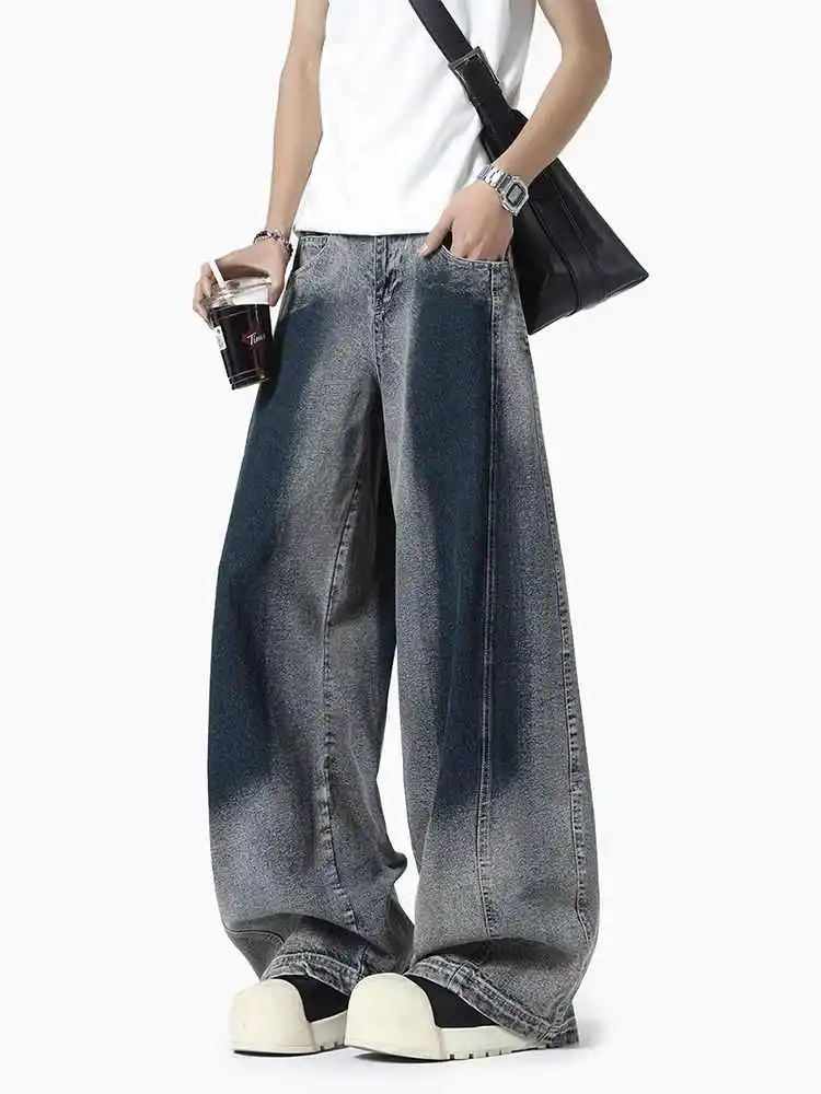 Women Blue Y2k Baggy Gradient Jeans Harajuku Vintage Boyfriend Denim Trousers Japanese 2000s Style Jeans Pants Oversize Clothes
Women Blue Y2k Baggy Gradient Jeans Harajuku Vintage Boyfriend Denim Trousers Japanese 2000s Style Jeans Pants Oversize Clothes