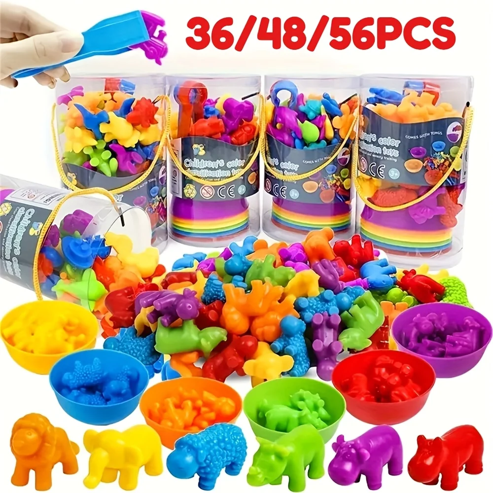 36/48/56 шт. счетные игровые игрушки с радужными мисками-сортировка цветов и сенсорные обучающие игрушки для мальчиков и девочек, обучающий подарок
36/48/56 шт. счетные игровые игрушки с радужными мисками-сортировка цветов и сенсорные обучающие игрушки для мальчиков и девочек, обучающий подарок
