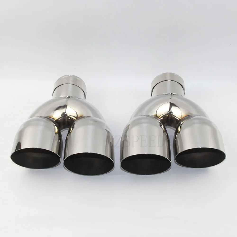 Car accesorios 304 stainless steel Y-type single-layer exhaust pipe muffler tail throat double outlet for audi a6 c7 bmw f30
Car accesorios 304 stainless steel Y-type single-layer exhaust pipe muffler tail throat double outlet for audi a6 c7 bmw f30