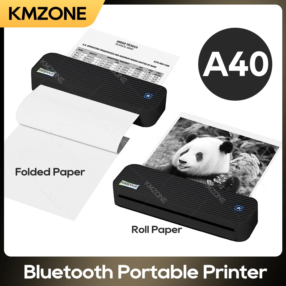 A4 thermal printer Min Portable Label Folded Rolls A40 Paper Maker For Mobile Document Inkless Printing Office Work Home Travel
A4 thermal printer Min Portable Label Folded Rolls A40 Paper Maker For Mobile Document Inkless Printing Office Work Home Travel