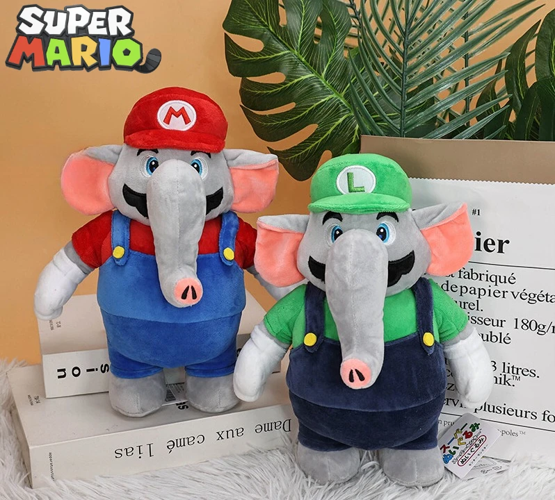 28cm Elephant Super Mario Bros Plush Doll Kawaii Luigi Anime Plush Figure Car Accessories Game Children's Toys Birthday Gifts
28cm Elephant Super Mario Bros Plush Doll Kawaii Luigi Anime Plush Figure Car Accessories Game Children's Toys Birthday Gifts