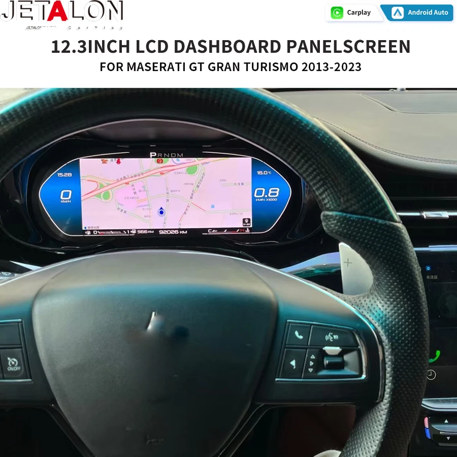 LCD Digital Virtual Cockpit For Maserati GT Gran Turismo 2013-2023 With Carplay Speedometer Dashboard Panel Linux Instrument
LCD Digital Virtual Cockpit For Maserati GT Gran Turismo 2013-2023 With Carplay Speedometer Dashboard Panel Linux Instrument