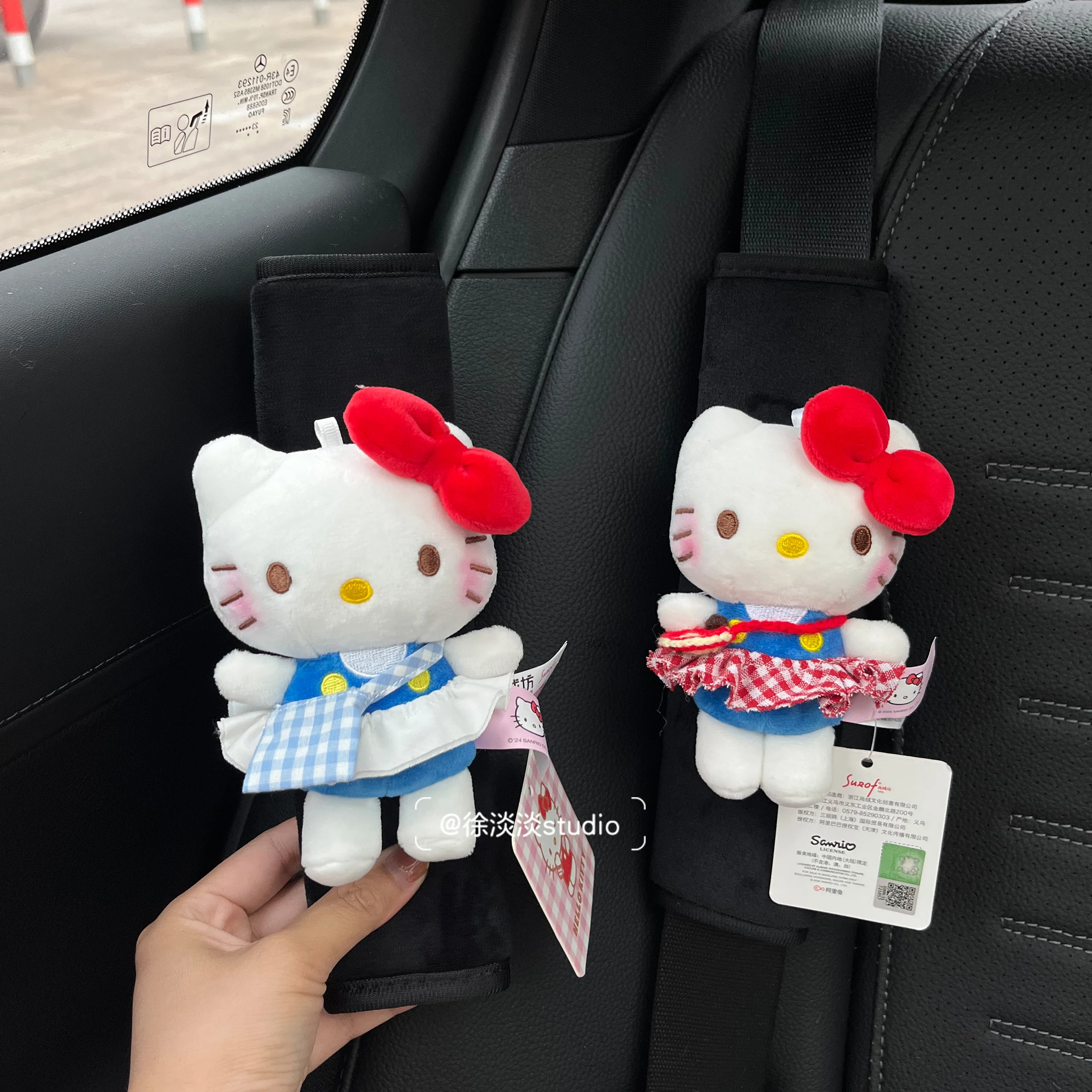 Sanrio Hello Kitty Car Seat Belt Covers Plush Soft Velvet Shoulder Pad Safety Belt Cover for Adult Kid Car Interior Accessories
Sanrio Hello Kitty Car Seat Belt Covers Plush Soft Velvet Shoulder Pad Safety Belt Cover for Adult Kid Car Interior Accessories