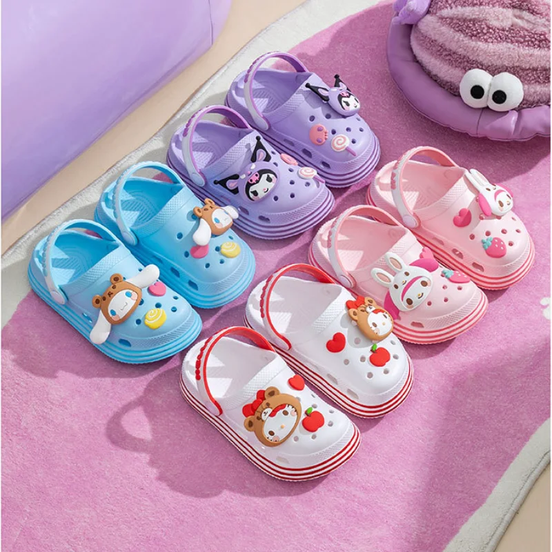Sanrio Hello Kitty Children Sandal Kawaii Kids Garden Shoes Beach Shoes Slippers Home Shoes Casual Shoes Anime Parent Child Gift
Sanrio Hello Kitty Children Sandal Kawaii Kids Garden Shoes Beach Shoes Slippers Home Shoes Casual Shoes Anime Parent Child Gift