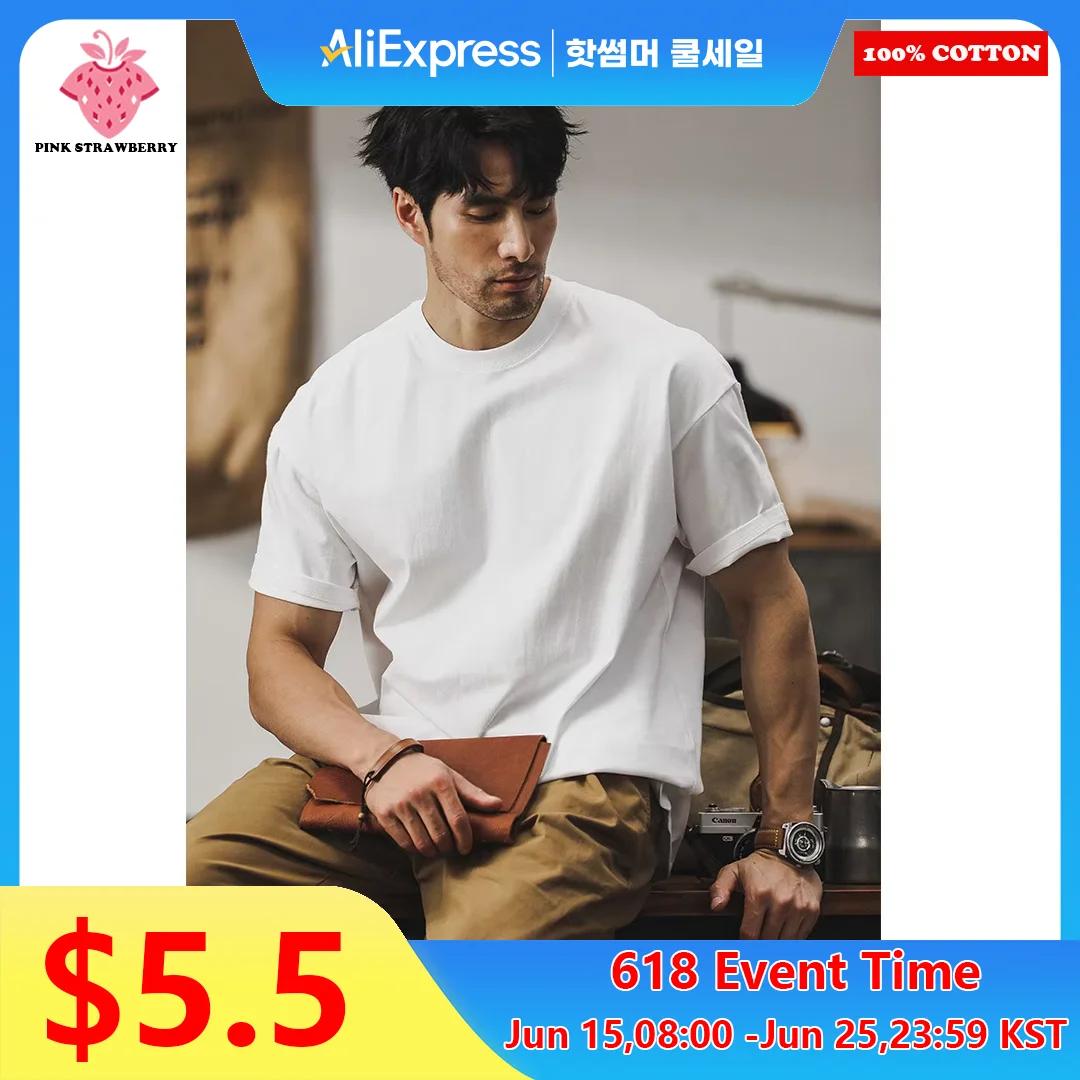 100% Cotton White T-shirt Men's Summer 2025 New High quality Solid Color Short Sleeve T-shirt Loose Casual Black Tops men Clothe
100% Cotton White T-shirt Men's Summer 2025 New High quality Solid Color Short Sleeve T-shirt Loose Casual Black Tops men Clothe