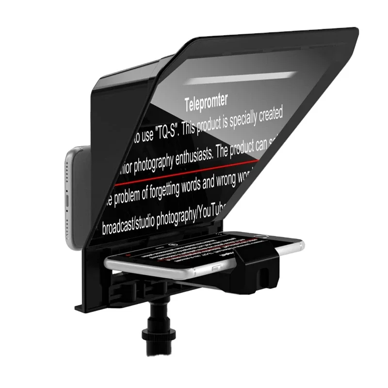 GVM Official TQ-S Mini Teleprompter Support up to 8" Smartphone/Tablet Prompting Smartphone DSLR Shooting with APP Teleprompter
GVM Official TQ-S Mini Teleprompter Support up to 8" Smartphone/Tablet Prompting Smartphone DSLR Shooting with APP Teleprompter