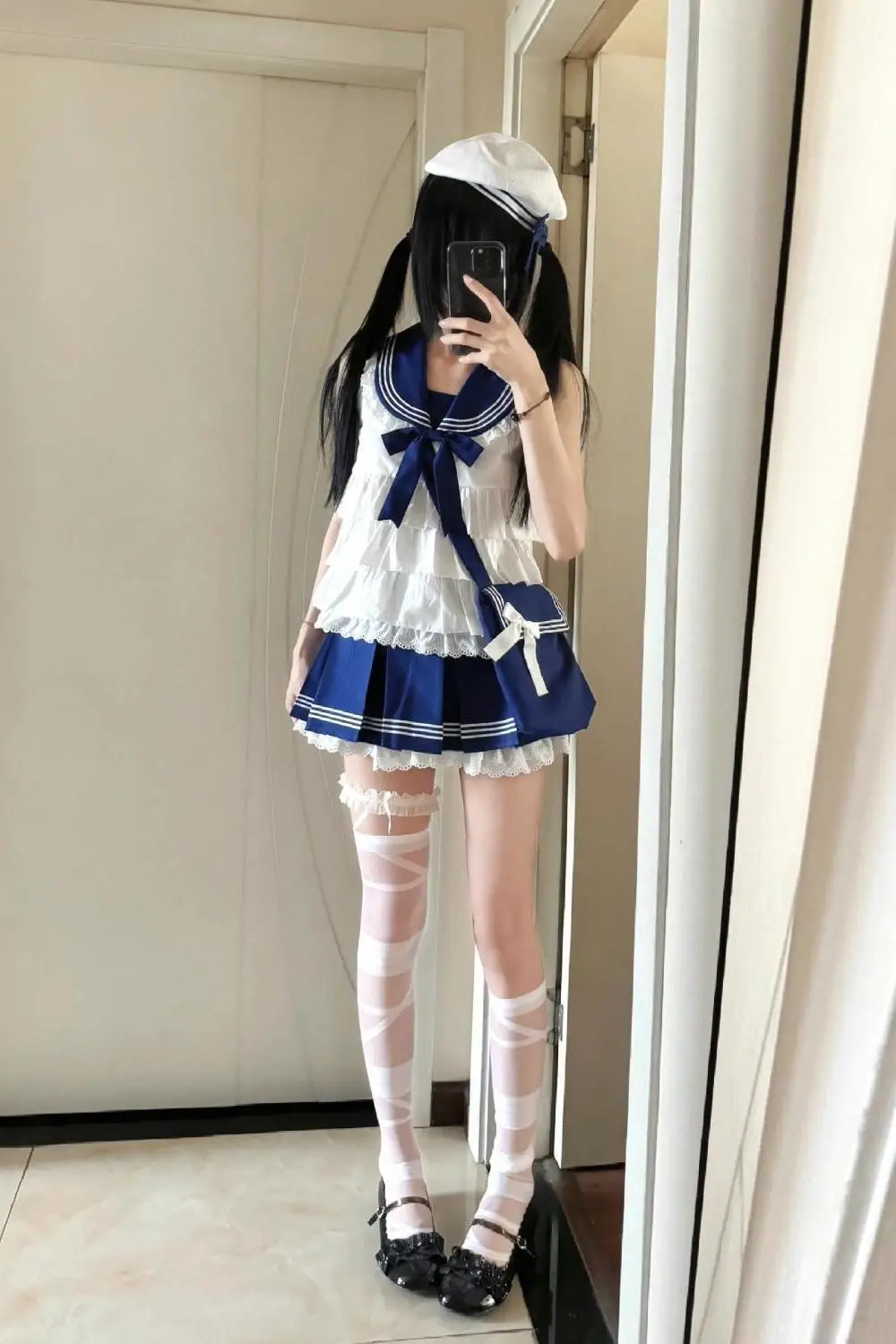 Preppy Style Sailor Uniform 2 Pcs Sets Women Outfits Sailor Neck Cute Contrast Color Crop Top + High Waist Mini Skirt Y2k Suits
Preppy Style Sailor Uniform 2 Pcs Sets Women Outfits Sailor Neck Cute Contrast Color Crop Top + High Waist Mini Skirt Y2k Suits